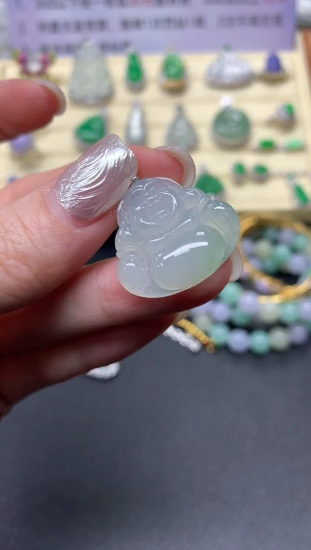 【闪购商品】翡翠吊坠(不含链)18K金镶嵌吊坠|1450+145