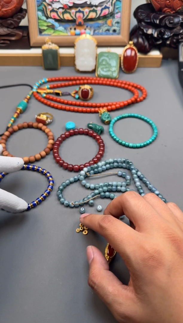 【闪购商品】和田玉手串手串未镶嵌手串手串