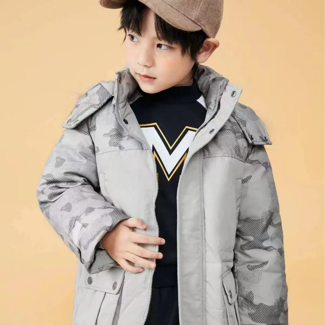 1480【T0379】时尚工装风大口袋保暖羽绒服F1ACM4X58