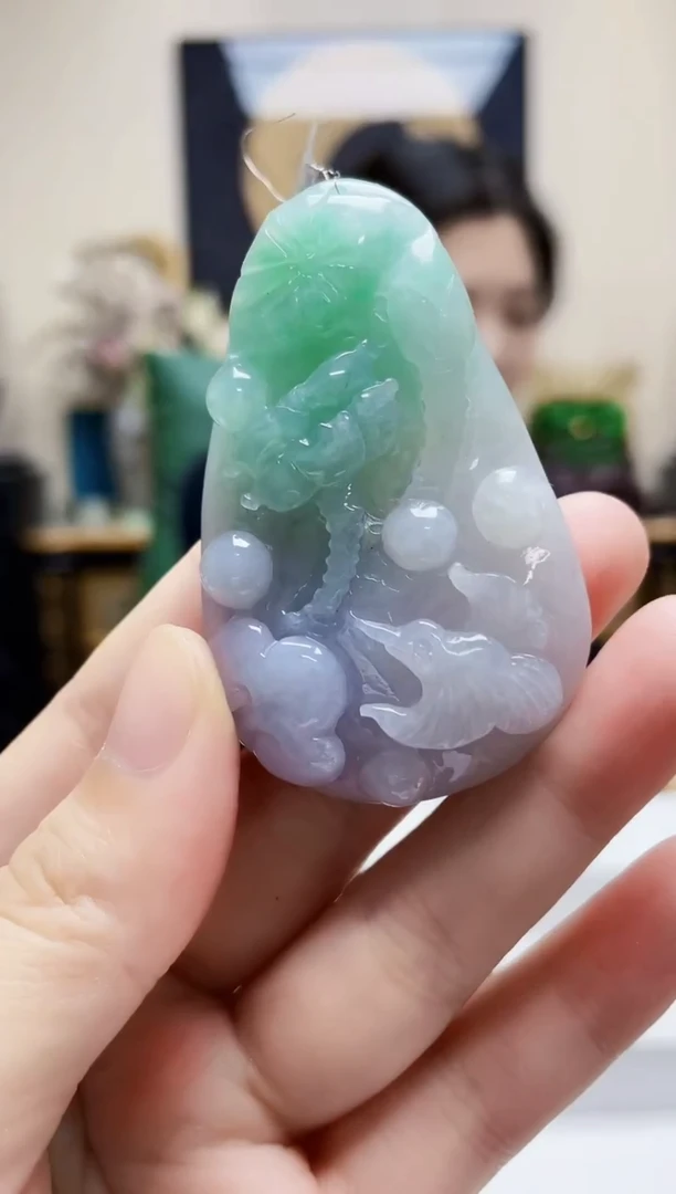 未镶嵌定制翡翠吊坠157