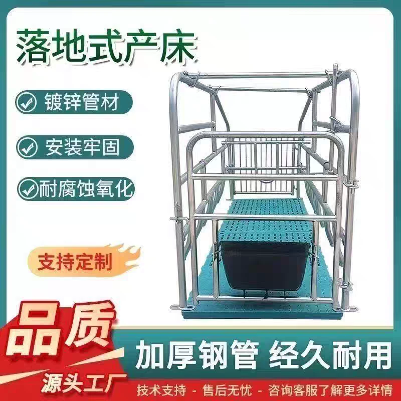 加厚落地式产床产保两用母猪产床带漏粪板养猪设备简易产床