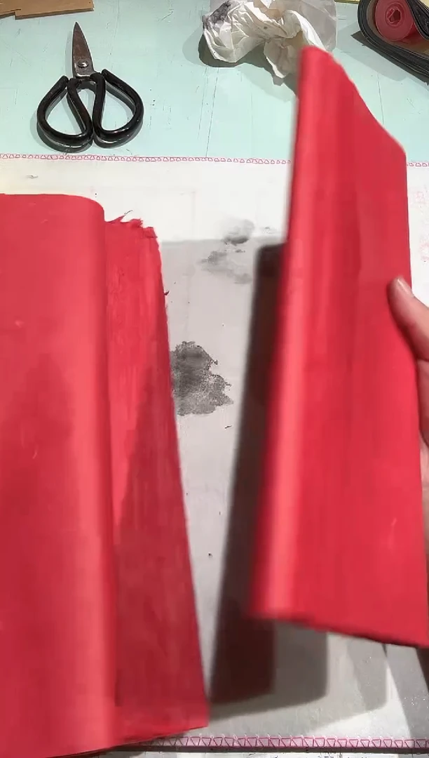纯手工红皮纸
