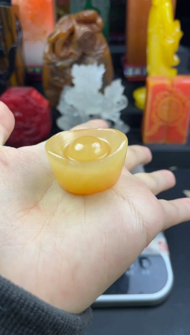 寿山石印石高山晶元宝（宁静致远）