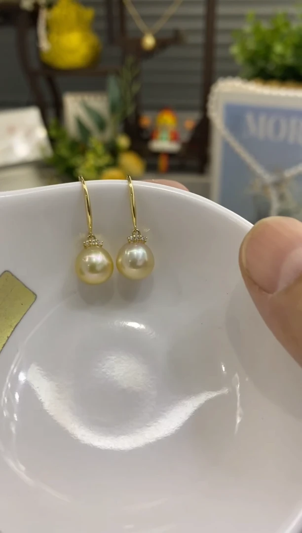 【闪购商品】海水珍珠BG未镶嵌珍珠耳饰@@ss006