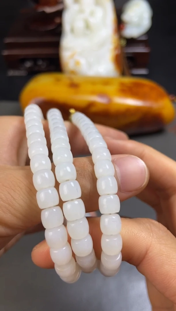 和田玉未镶嵌把件七****.1