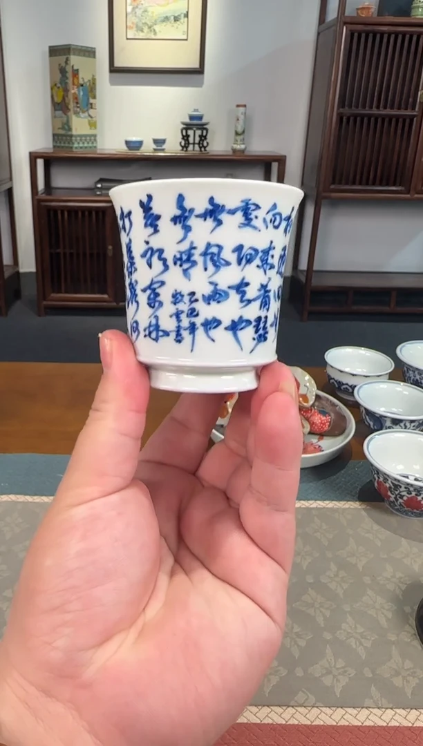 杯子陶景德镇手工手绘陶瓷