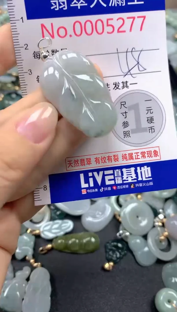 翡翠未镶嵌吊坠(不含链)5277