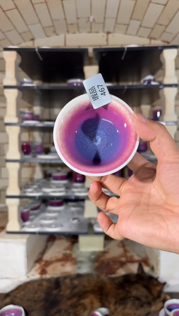 摆件精品窑变钧瓷茶器
