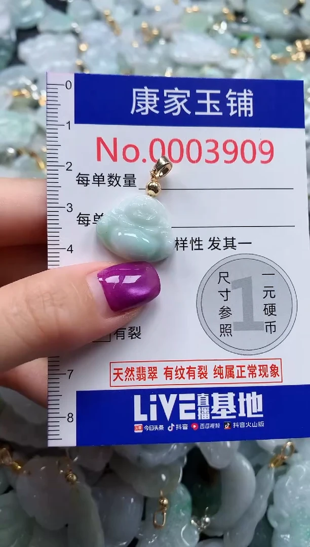 颈饰未镶嵌翡翠3909
