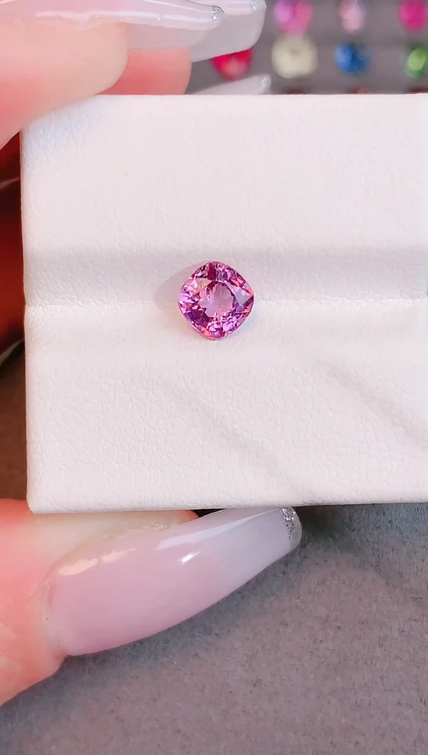 未镶嵌尖晶石珠宝半成品紫尖晶石0.79ct