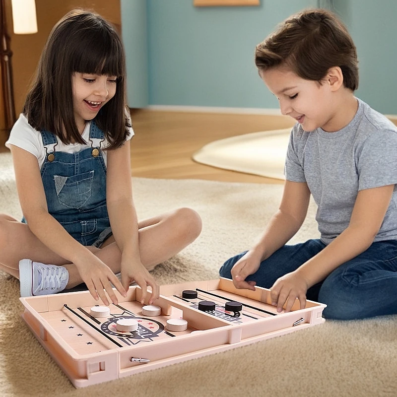 儿童木质弹弹棋亲子互动棋撞撞棋弹连珠桌面弹射训练思维早教玩具