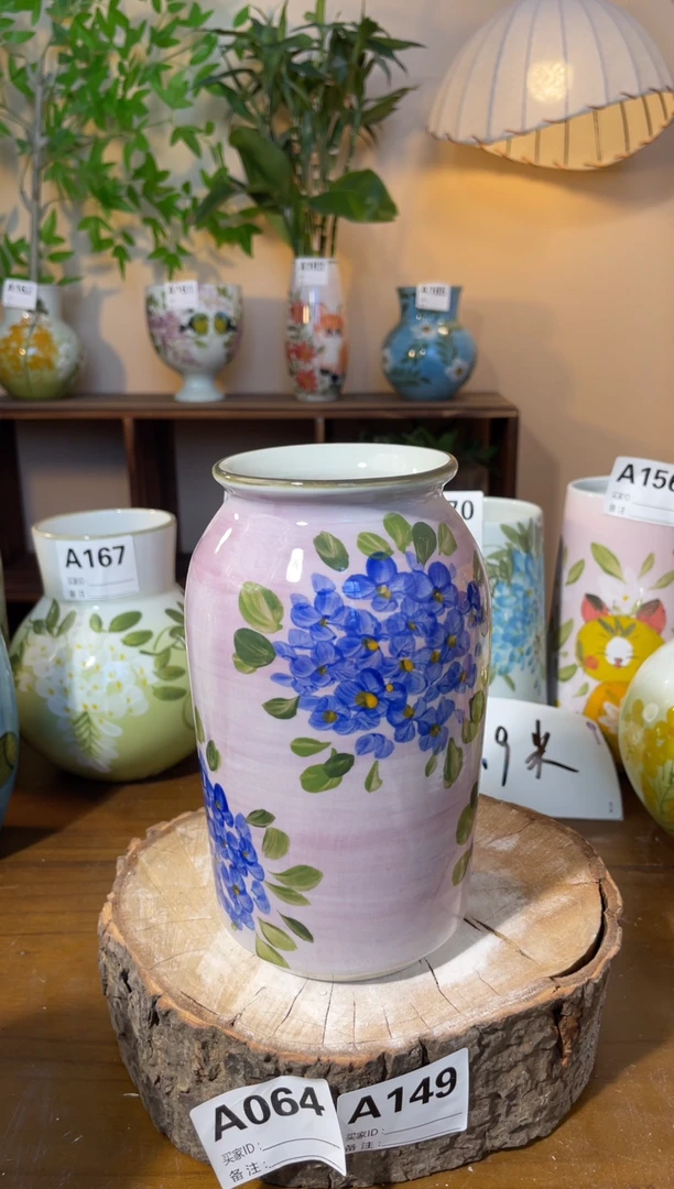 瓶景德镇手绘陶瓷花瓶