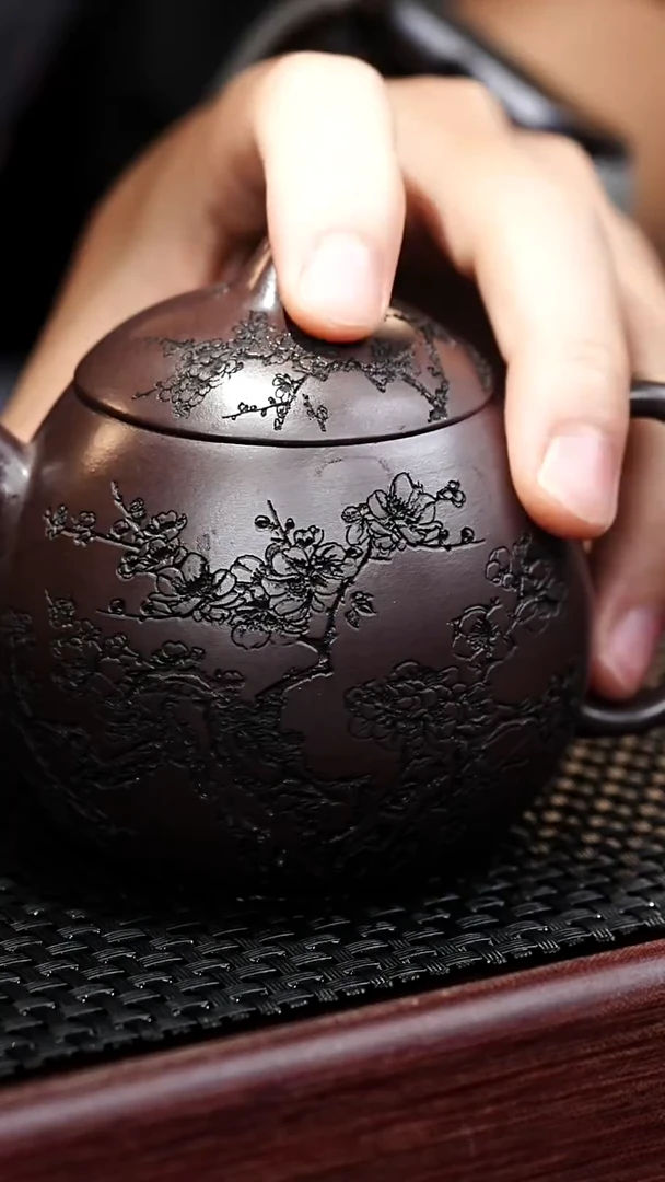 茶壶紫砂宜兴原矿紫砂作品