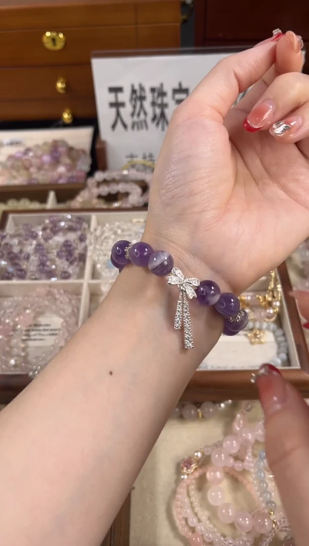 未镶嵌手串水晶