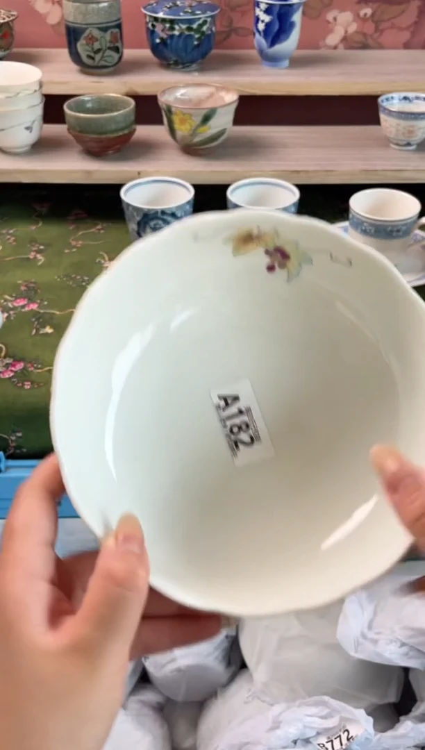 瓷片半***猪瓷器瓷器A182