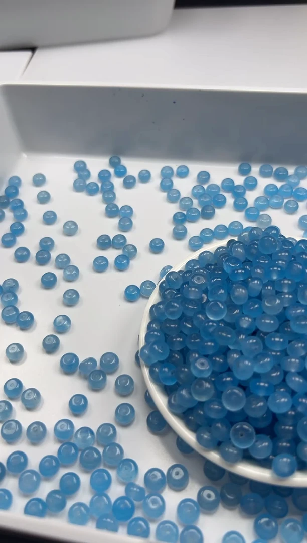 玛瑙/玉髓颈饰未镶嵌w2776海蓝宝算盘8*4mm30颗