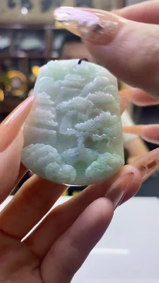 颈饰未镶嵌翡翠8915