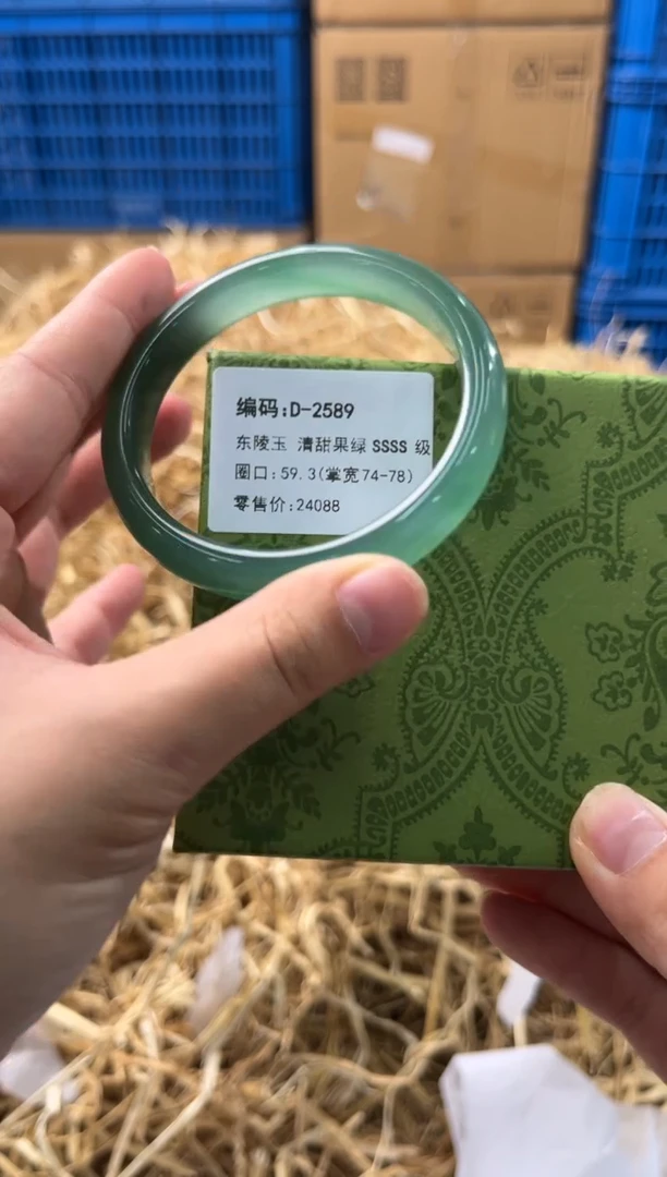 未镶嵌手镯石英质玉D-2589