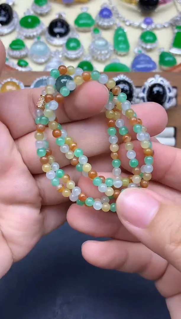 颈饰未镶嵌翡翠364-中国好珍宝