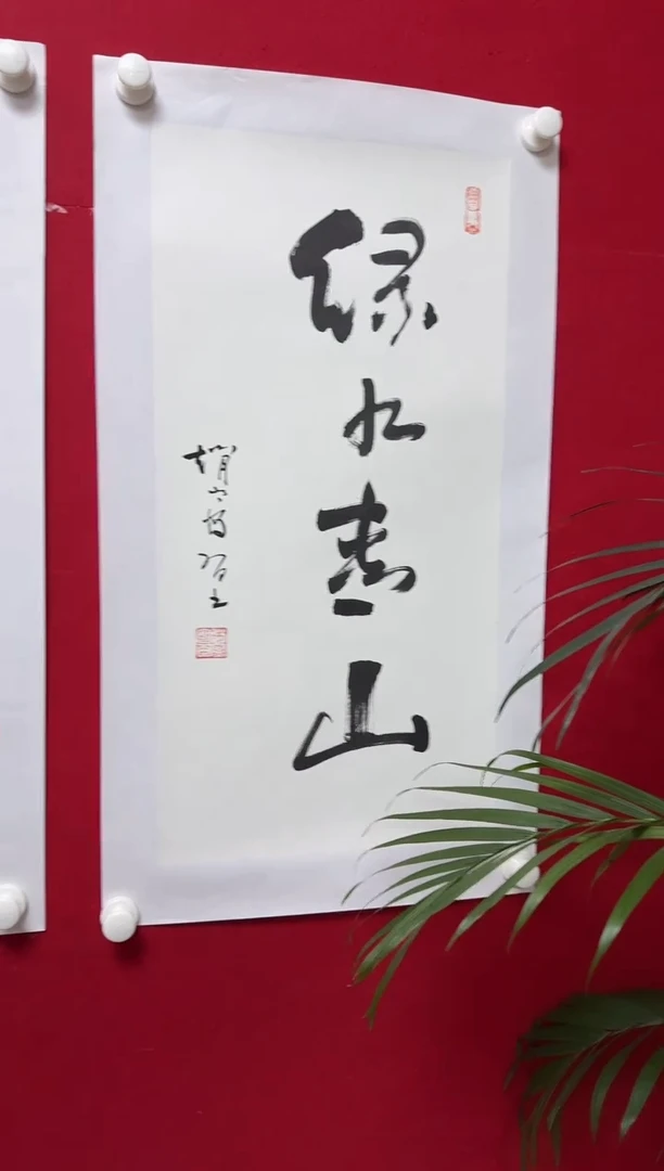 书法ZNA 02 书法 绿水