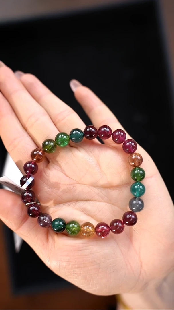 【闪购商品】碧玺手链未镶嵌c110 碧玺手链8m+