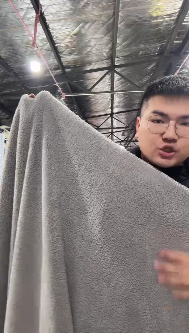 兔毛【2.3*2.3米双层加厚毯子】外贸原单毛毯底价拼手速