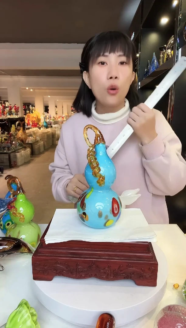 【闪购商品】茶盏琉璃摆件家居摆件