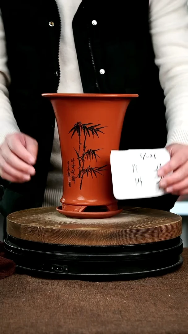 【闪购商品】紫砂花盆37086+z神力紫砂花盆