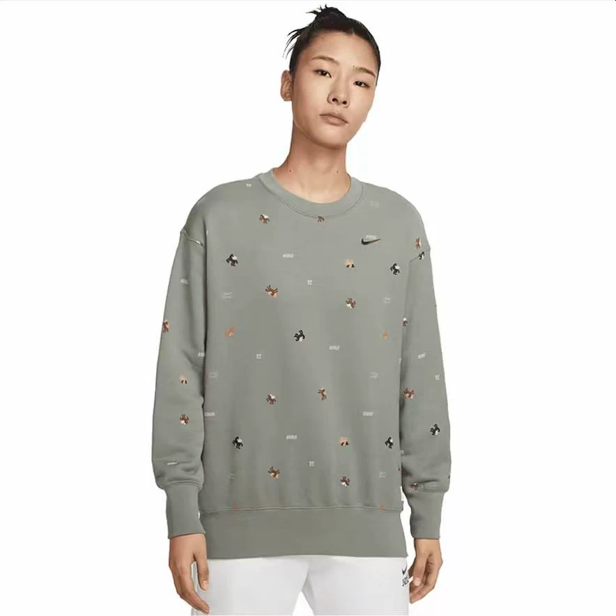 NIKE/耐克耐克2026男女同款线圈运动休闲圆领卫衣套衫IQ3825-276