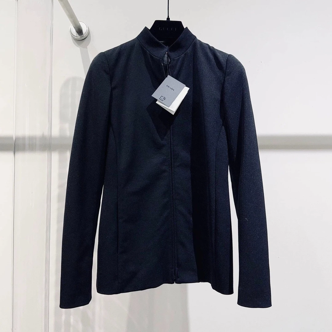 未使用 Prada/普拉达 Prada普拉达黑色夹克外套40
