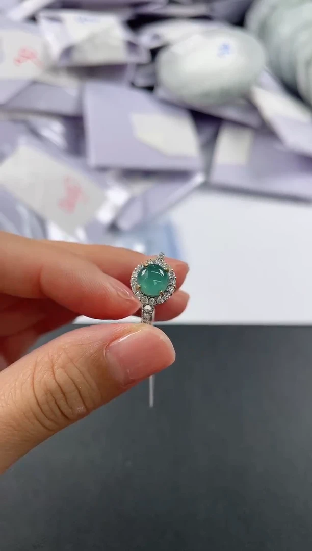 未镶嵌戒指翡翠1374