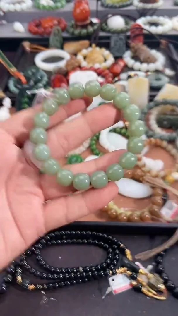 手串未镶嵌和田玉多样性发一件THTY6687