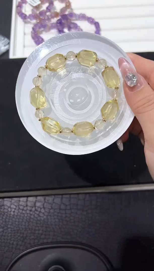 水晶手串未镶嵌82s多样性发其一【1条】默认微瑕