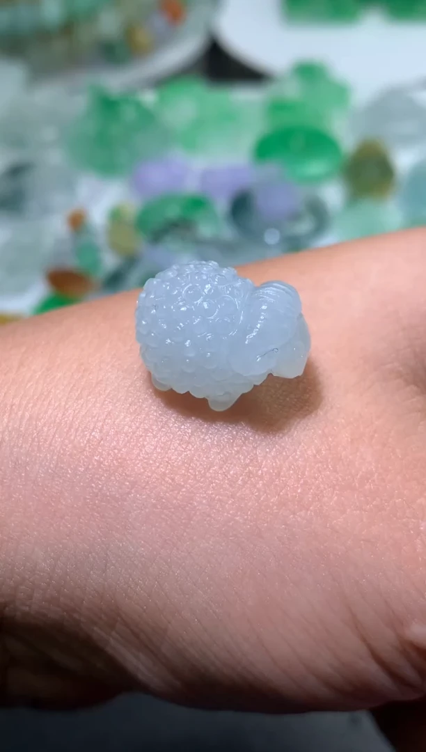 未镶嵌定制翡翠毛货