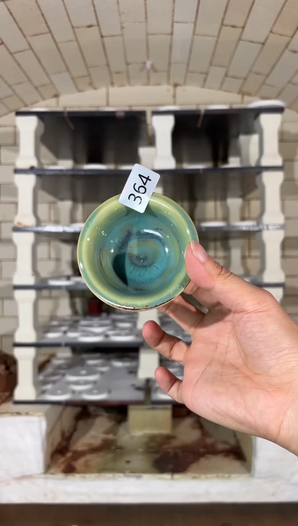 摆件精品窑变钧瓷茶器