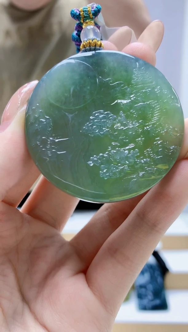 未镶嵌定制翡翠5167jw-毛货挂件79