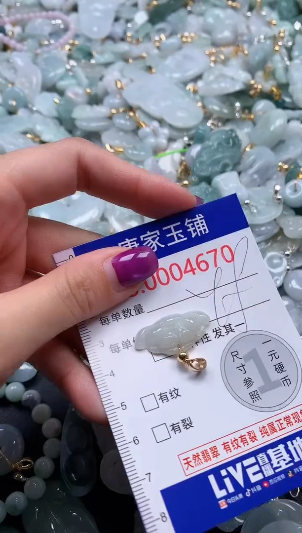 颈饰未镶嵌翡翠4670