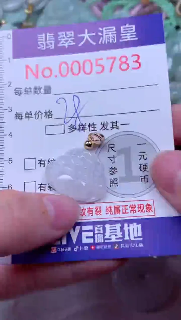 吊坠(不含链)未镶嵌翡翠5783