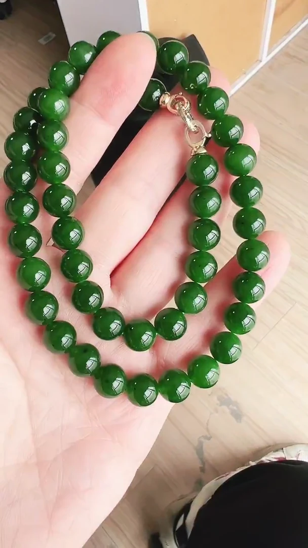 项链未镶嵌和田玉（碧玉）10