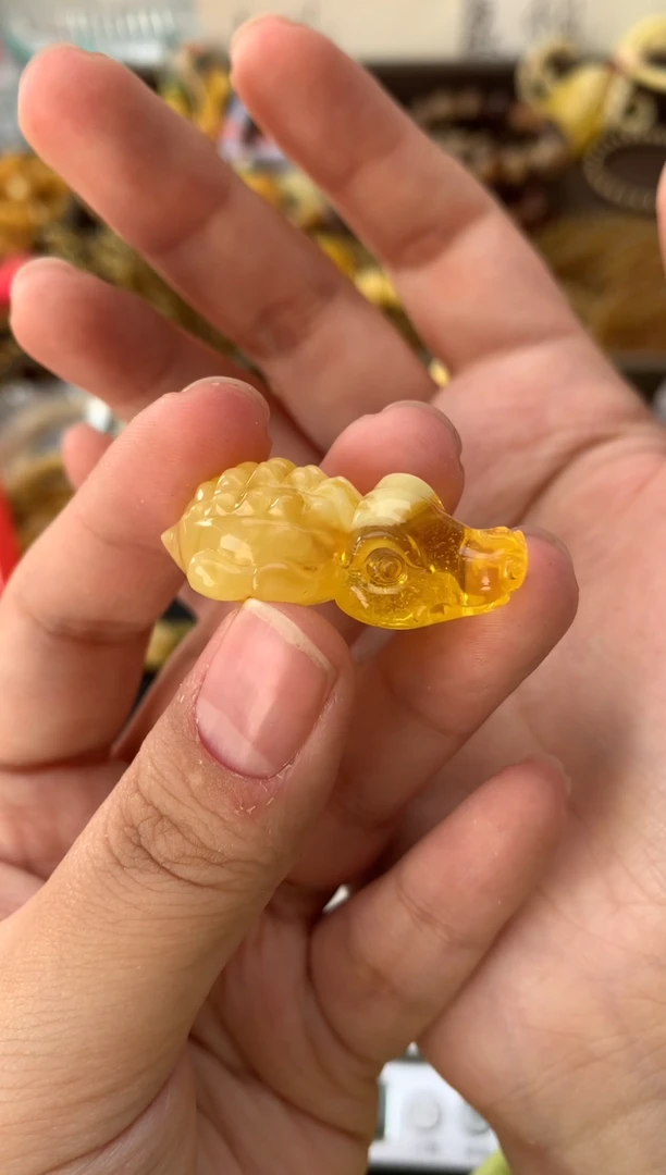 【闪购商品】琥珀珠宝奇石未镶嵌030琥珀蜜蜡   花粉