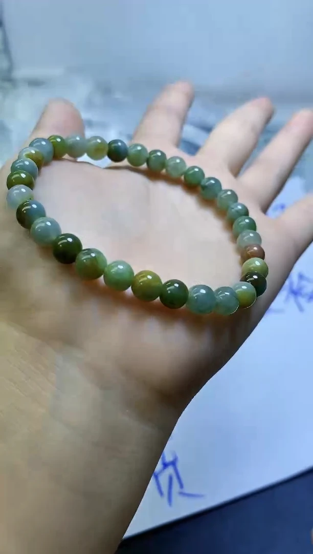 未镶嵌手链翡翠天然缅料A货翡翠，一物一证