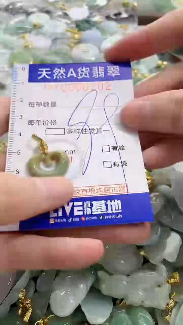 颈饰未镶嵌翡翠纯天然a货翡翠