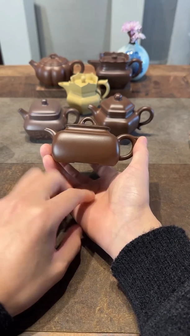 茶壶紫砂浩****）长四方 紫砂壶