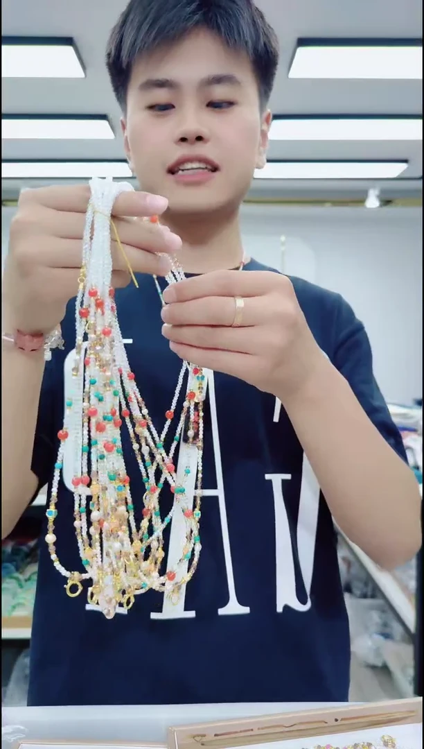 淡水珍珠合金颈饰2391珍珠万能链