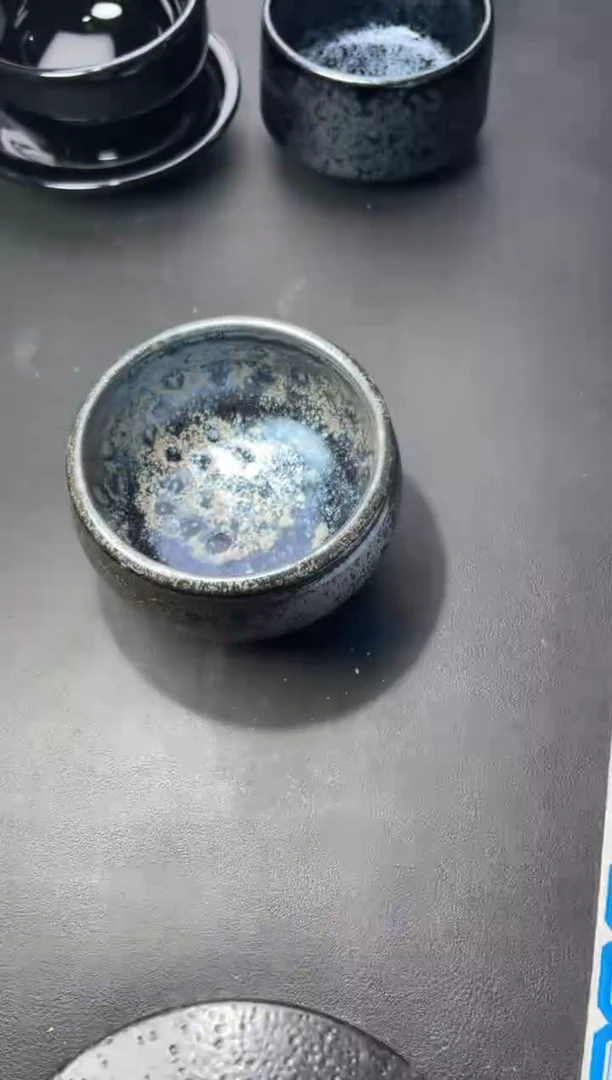茶盏156叶紫建盏叶紫