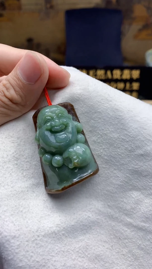 颈饰未镶嵌翡翠古*兮天然缅甸翡翠A货