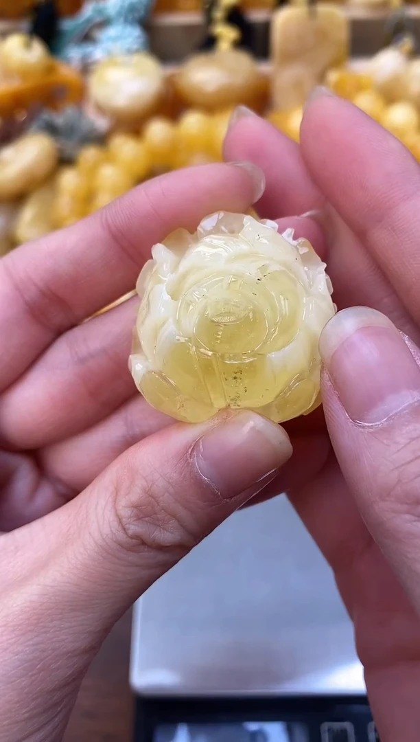 裸石琥珀未镶嵌天然琥珀蜜蜡
