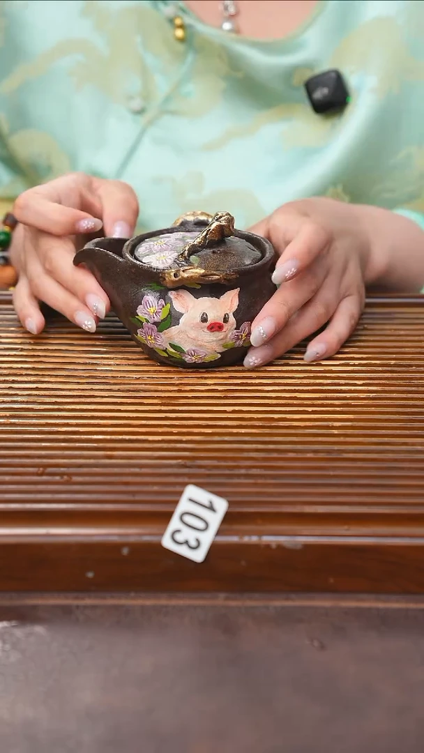 万古烧粗陶手工茶具