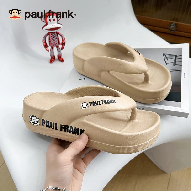 大嘴猴夏季女士拖鞋户外穿防滑耐磨防水厚底沙滩踩屎感海边人字拖