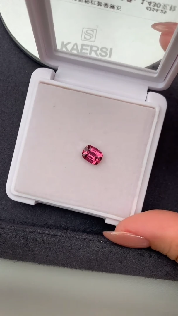 未镶嵌珠宝半成品碧玺1.4ct粉碧玺  定制  FH